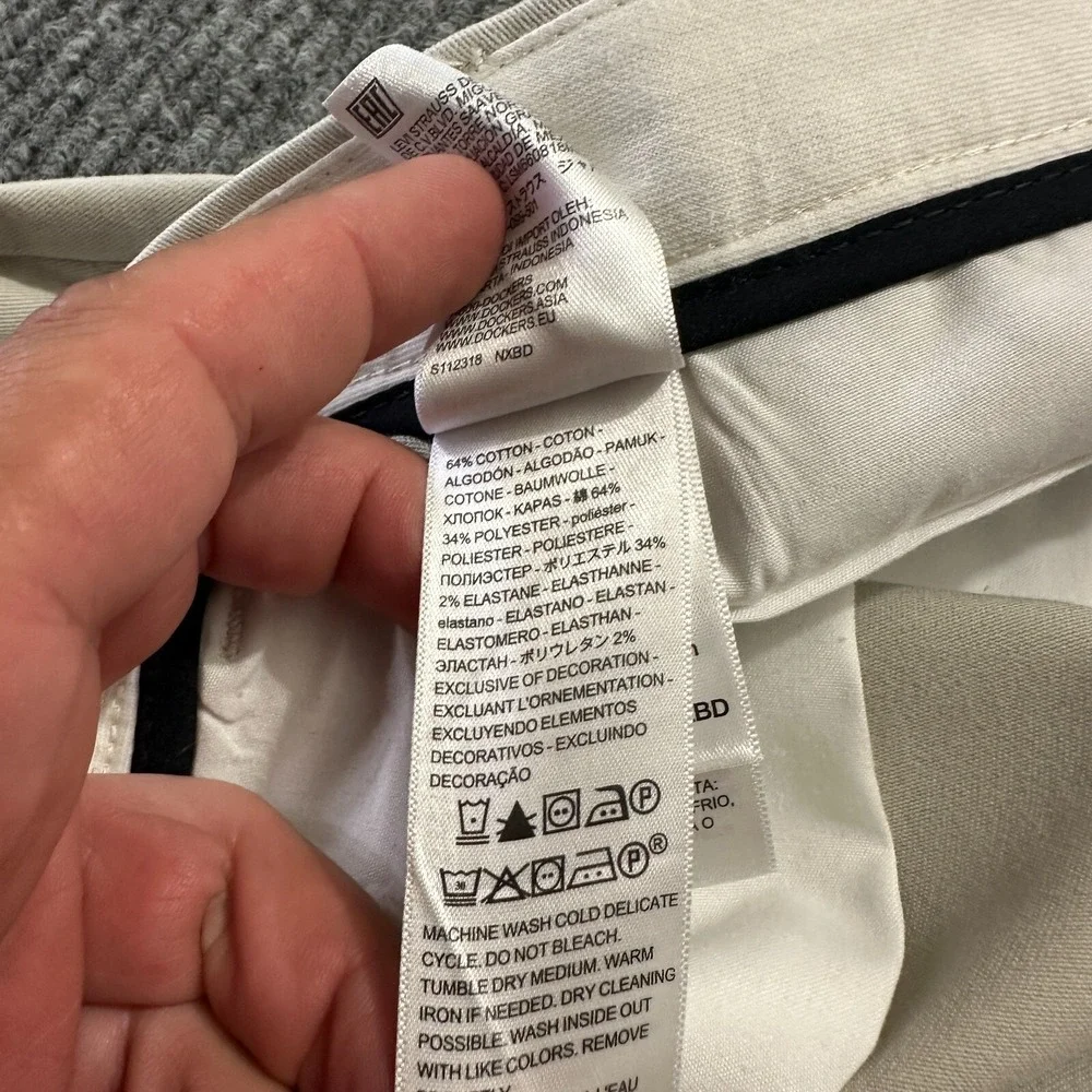 Dockers Straight Fit Mens Dress Pants Actual Size W39